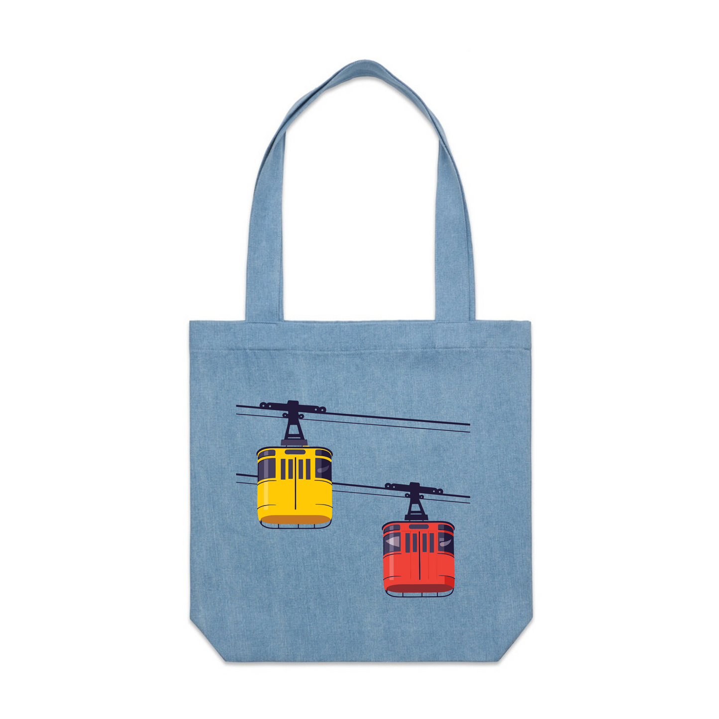 Denim Tote Bag Cc