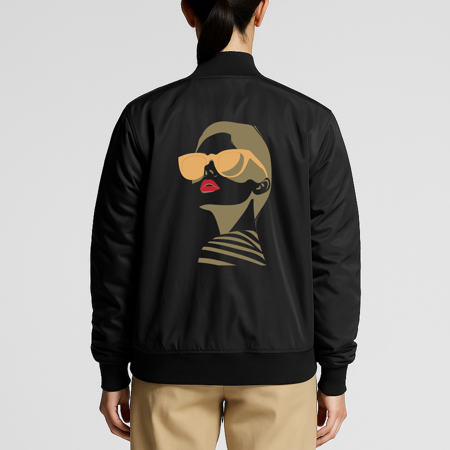 Women's printed Bomber