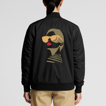 Women's printed Bomber