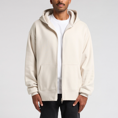 whole zip hoodie