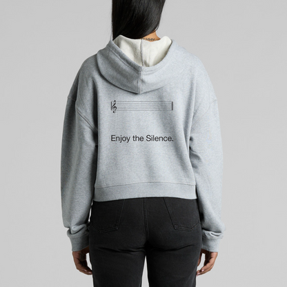 Women's cropped hoddie