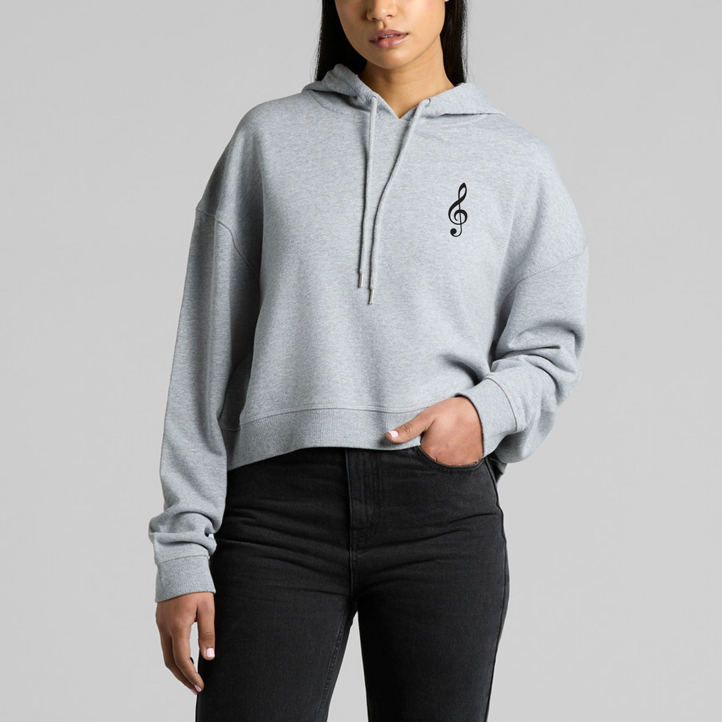 Women's cropped hoddie