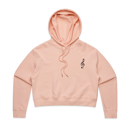 Women's cropped hoddie