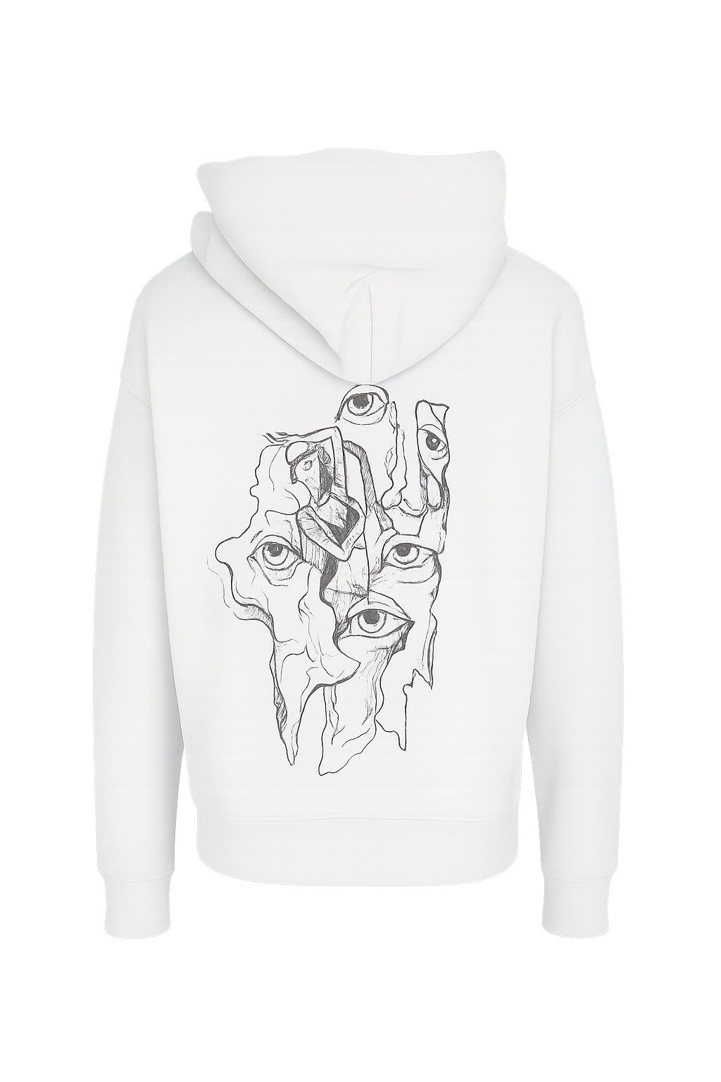 Cropped women's hoodie