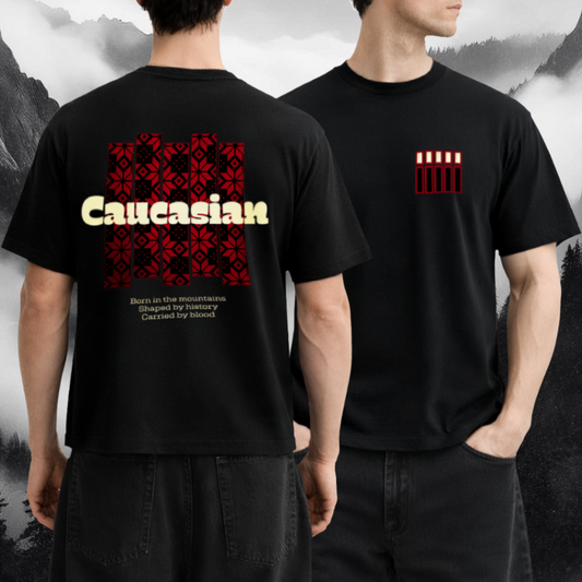 Caucasian Heritage T-Shirt – Mountain Spirit Streetwear Tee