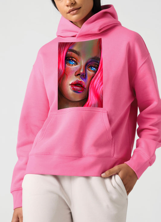 Long sleeve croped hoodie